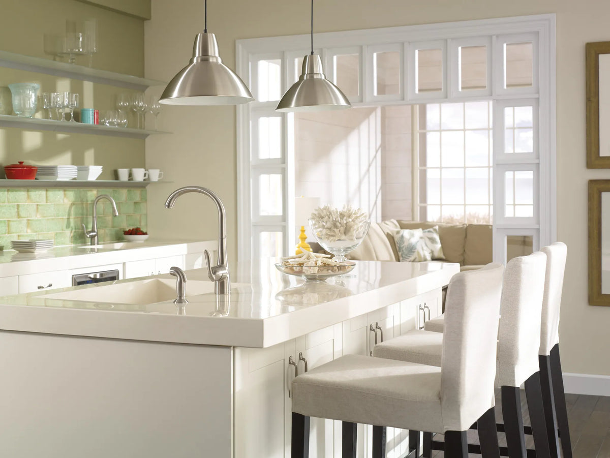 MOEN 7790SRS Arbor Chrome One-Handle High Arc Kitchen Faucet - Spot Resist Stainless