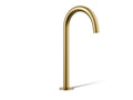 KOHLER K-77965-2MB Components Bathroom Sink Faucet Spout With Tube Design, 1.2 Gpm In Vibrant Brushed Moderne Brass
