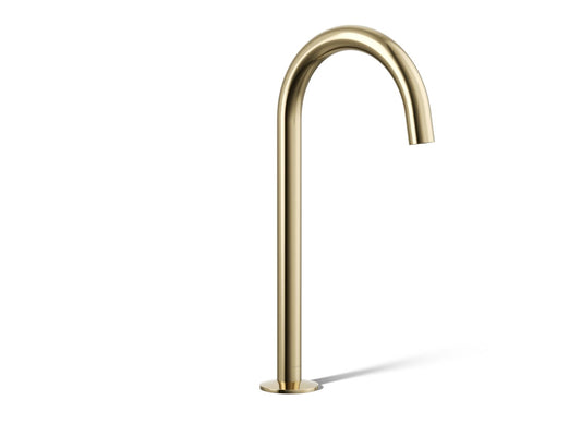 KOHLER K-77965-AF Components Bathroom Sink Faucet Spout With Tube Design, 1.2 Gpm In Vibrant French Gold