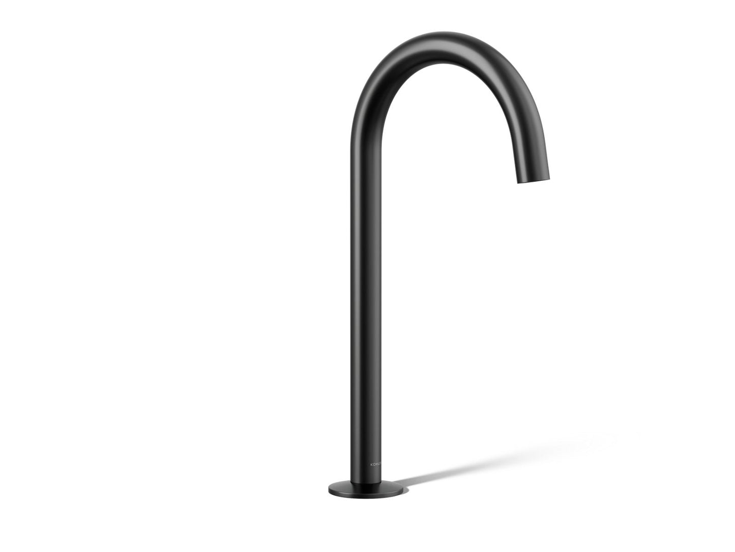 KOHLER K-77965-BL Components Bathroom Sink Faucet Spout With Tube Design, 1.2 Gpm In Matte Black