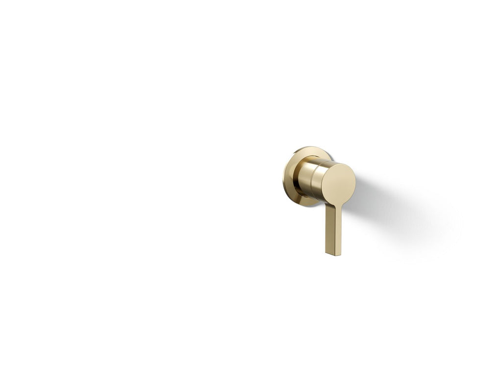 KOHLER K-77980-4-AF Components Wall-Mount Bathroom Sink Faucet Handle - Vibrant French Gold