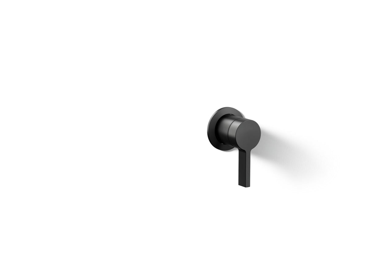 KOHLER K-77980-4-BL Components Wall-Mount Bathroom Sink Faucet Handle - Matte Black