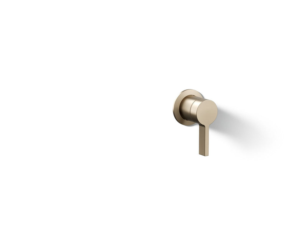 KOHLER K-77980-4-BV Components Wall-Mount Bathroom Sink Faucet Handle - Vibrant Brushed Bronze
