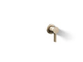 KOHLER K-77980-4-BV Components Wall-Mount Bathroom Sink Faucet Handle - Vibrant Brushed Bronze