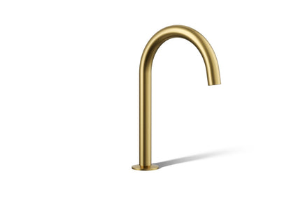 KOHLER K-77985-2MB Components Deck-mount bath spout with Tube design - Vibrant Brushed Moderne Brass