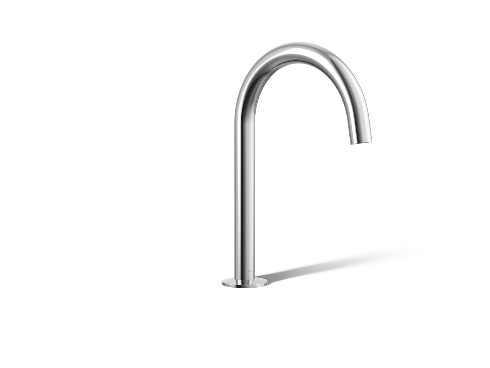 KOHLER K-77985-CP Components Deck-Mount Bath Spout With Tube Design - Polished Chrome