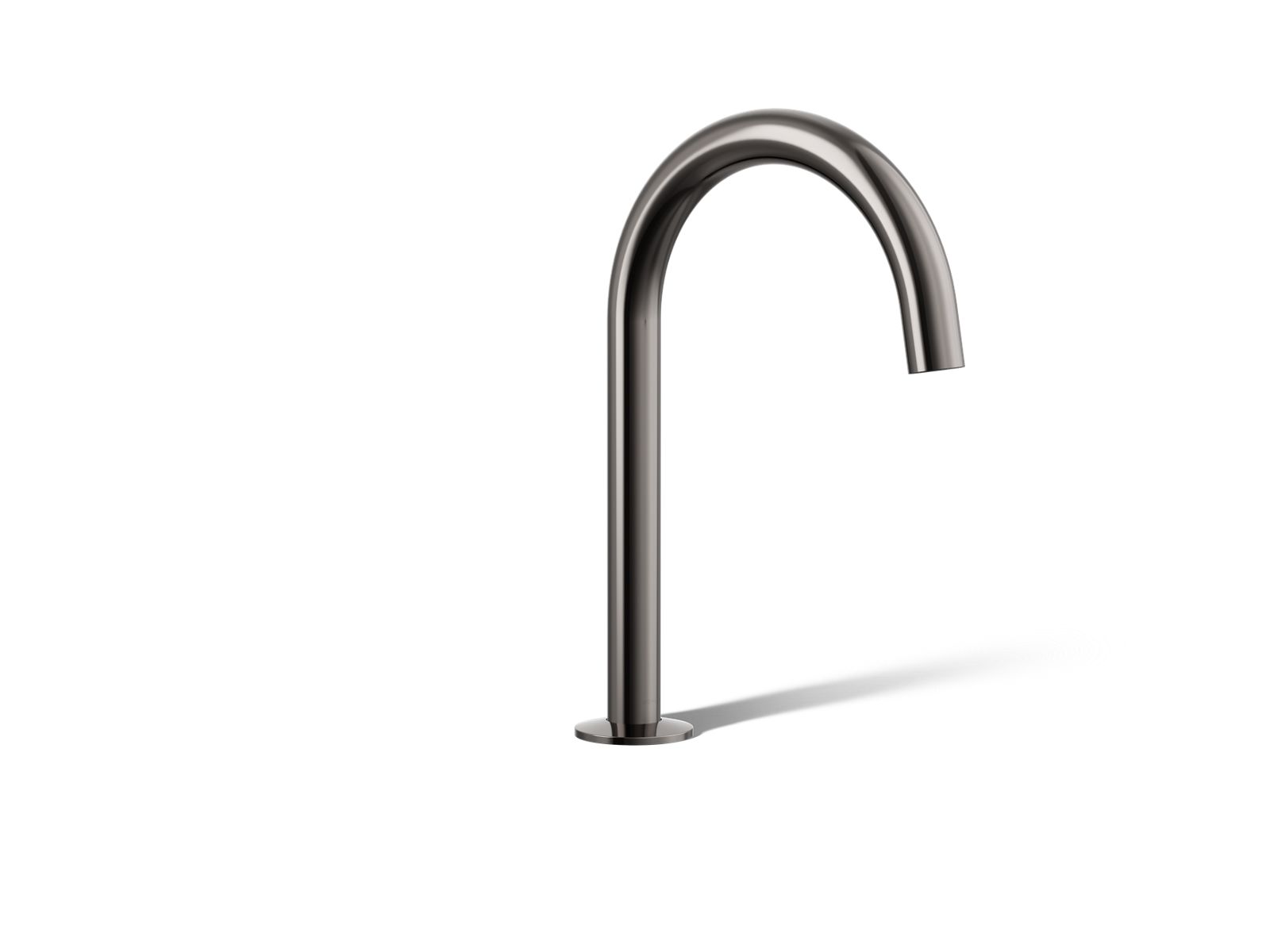 KOHLER K-77985-TT Components Deck-Mount Bath Spout With Tube Design - Vibrant Titanium