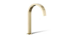KOHLER K-77986-AF Components Deck-Mount Bath Spout With Ribbon Design - Vibrant French Gold