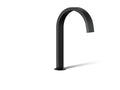 KOHLER K-77986-BL Components Deck-Mount Bath Spout With Ribbon Design - Matte Black