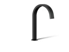 KOHLER K-77986-BL Components Deck-Mount Bath Spout With Ribbon Design - Matte Black