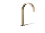 KOHLER K-77986-BV Components Deck-Mount Bath Spout With Ribbon Design - Vibrant Brushed Bronze