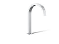 KOHLER K-77986-CP Components Deck-Mount Bath Spout With Ribbon Design - Polished Chrome
