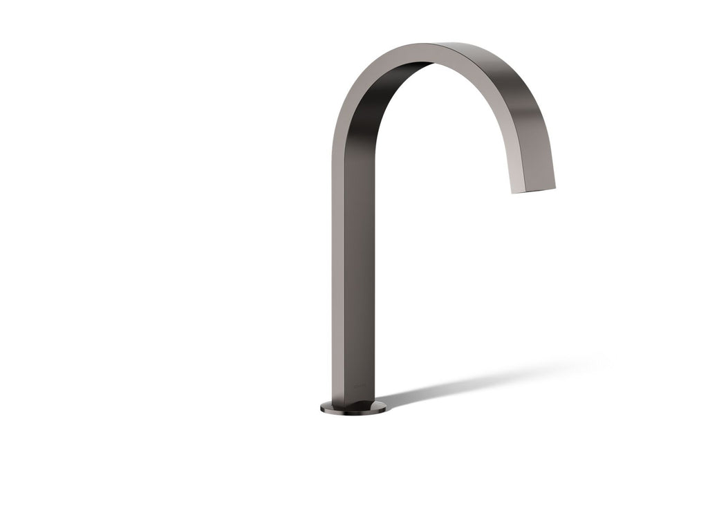 KOHLER K-77986-TT Components Deck-Mount Bath Spout With Ribbon Design - Vibrant Titanium