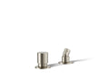 KOHLER K-77989-BN Components Deck-Mount Handshower Holder And Two-Way Diverter Valve - Vibrant Brushed Nickel