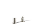 KOHLER K-77989-SN Components Deck-Mount Handshower Holder And Two-Way Diverter Valve - Vibrant Polished Nickel
