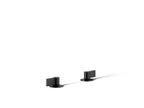 KOHLER K-77990-4-BL Components Deck-Mount Bath Faucet Handles With Lever Design - Matte Black