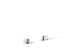 KOHLER K-77990-4-CP Components Deck-Mount Bath Faucet Handles With Lever Design - Polished Chrome