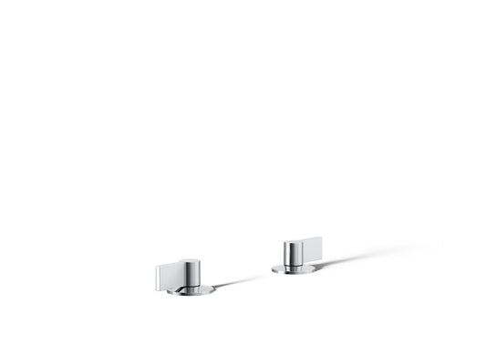KOHLER K-77990-4-CP Components Deck-mount bath faucet handles with Lever design - Polished Chrome