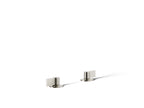 KOHLER K-77990-4-SN Components Deck-Mount Bath Faucet Handles With Lever Design - Vibrant Polished Nickel