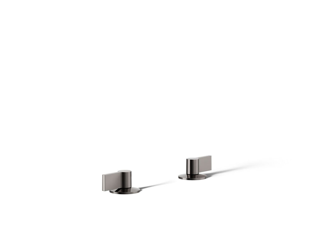 KOHLER K-77990-4-TT Components Deck-Mount Bath Faucet Handles With Lever Design - Vibrant Titanium