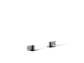 KOHLER K-77990-4-TT Components Deck-Mount Bath Faucet Handles With Lever Design - Vibrant Titanium