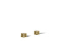 KOHLER K-77990-8-2MB Components Deck-Mount Bath Faucet Handles With Oyl Design - Vibrant Brushed Moderne Brass