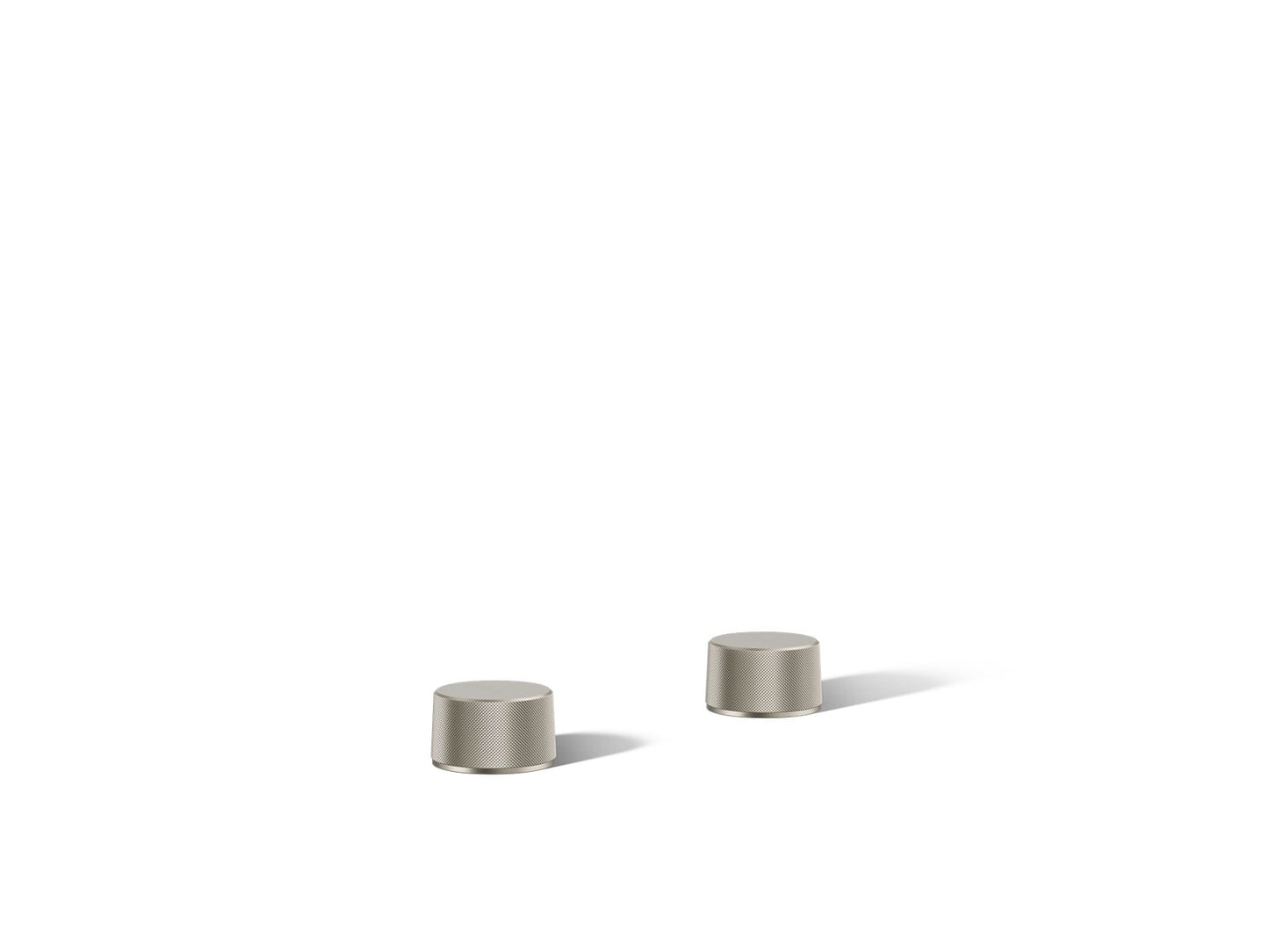 KOHLER K-77990-8-BN Components Deck-mount bath faucet handles with Oyl design - Vibrant Brushed Nickel