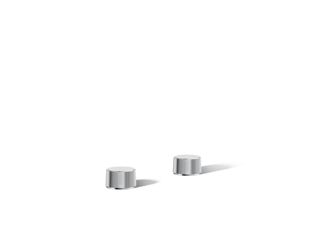 KOHLER K-77990-8-CP Components Deck-Mount Bath Faucet Handles With Oyl Design - Polished Chrome