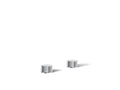 KOHLER K-77990-8-CP Components Deck-Mount Bath Faucet Handles With Oyl Design - Polished Chrome
