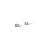 KOHLER K-77990-8-CP Components Deck-Mount Bath Faucet Handles With Oyl Design - Polished Chrome