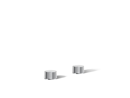 KOHLER K-77990-8-CP Components Deck-mount bath faucet handles with Oyl design - Polished Chrome