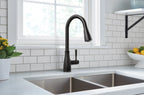 MOEN 7803BL Elbur One-Handle Kitchen Faucet - Matte Black