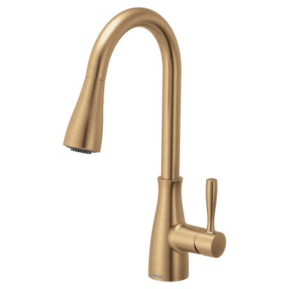 MOEN 7803BZG Elbur Bronzed Gold One-Handle Kitchen Faucet - Bronzed Gold