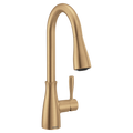 MOEN 7803BZG Elbur Chrome One-Handle Kitchen Faucet - Bronzed Gold