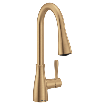 MOEN 7803BZG Elbur Bronzed Gold One-Handle Kitchen Faucet - Bronzed Gold