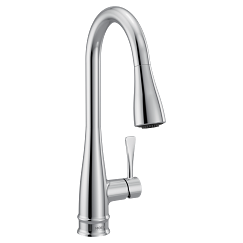 MOEN Riverwood Chrome one-handle kitchen faucet - Chrome, 7804