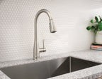 MOEN 7804SRS Riverwood Chrome One-Handle Kitchen Faucet - Spot Resist Stainless