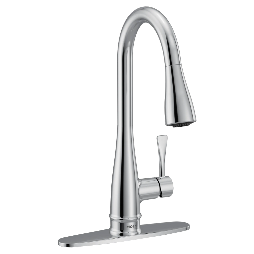 MOEN 7804 Riverwood One-Handle Kitchen Faucet - Chrome