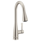 MOEN 7804SRS Riverwood Chrome One-Handle Kitchen Faucet - Spot Resist Stainless