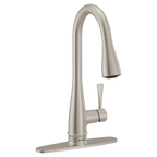 MOEN 7804SRS Riverwood Chrome One-Handle Kitchen Faucet - Spot Resist Stainless