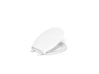 KOHLER K-78052-RL-0 Rutledge Readylatch Quiet-Close Round-Front Toilet Seat - White