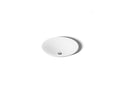 KOHLER K-7806-0 Carillon 17-3/4" Round Drop-In Bathroom Sink, No Overflow - White