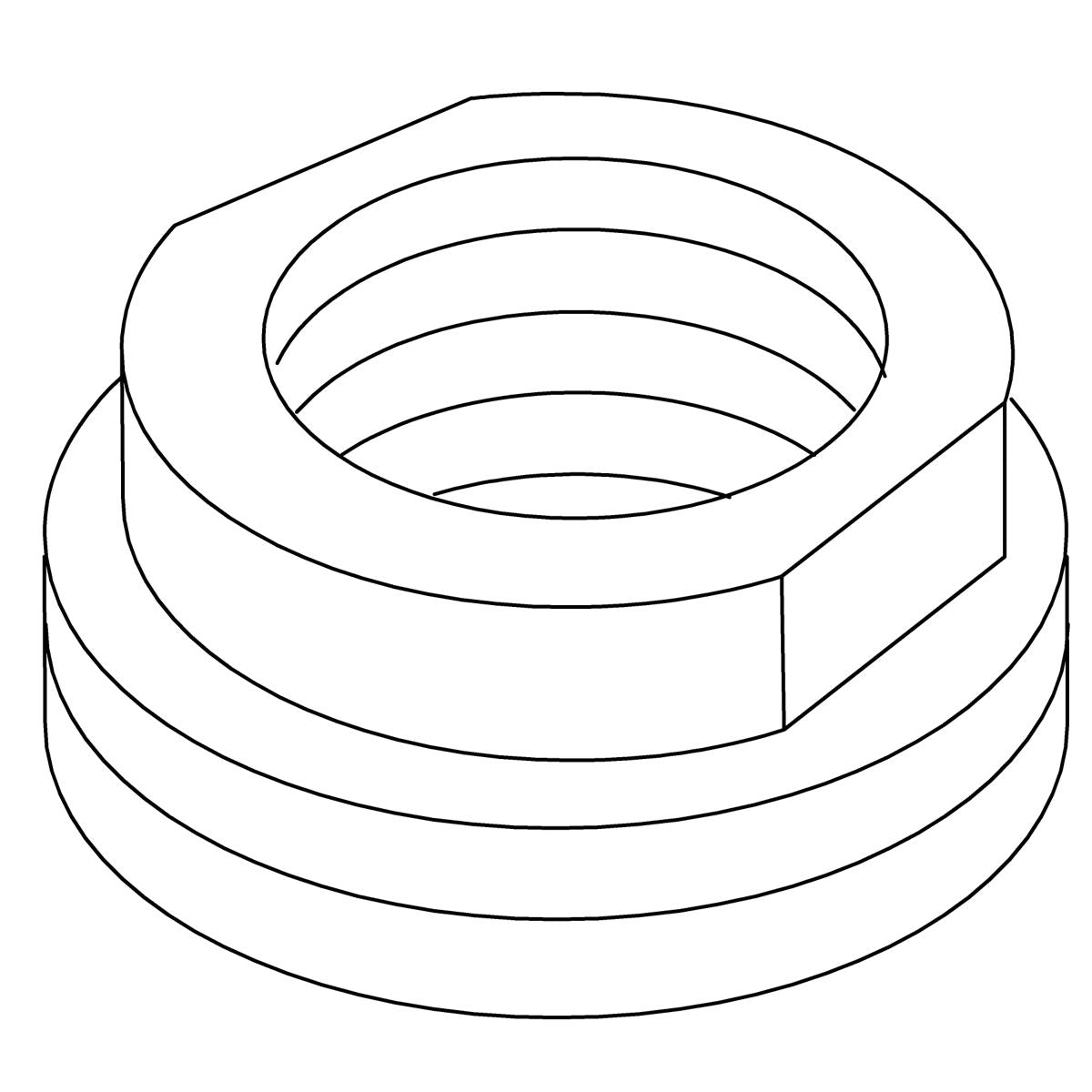 KOHLER Bonnet Nut Rp - Rough Plate, K-78065-RP