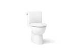KOHLER K-78080-0 Reach One-Piece Compact Elongated Toilet With Skirted Trapway, 1.28 Gpf - White