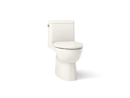 KOHLER K-78080-96 Reach One-piece compact elongated toilet with skirted trapway, 1.28 gpf - Biscuit