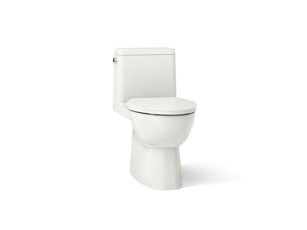 KOHLER K-78080-NY Reach One-Piece Compact Elongated Toilet With Skirted Trapway, 1.28 Gpf - Dune