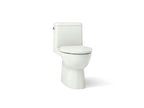 KOHLER K-78080-NY Reach One-Piece Compact Elongated Toilet With Skirted Trapway, 1.28 Gpf - Dune
