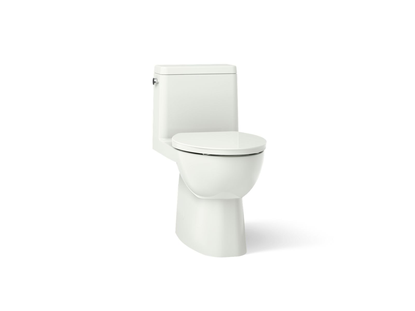 KOHLER K-78080-NY Reach One-Piece Compact Elongated Toilet With Skirted Trapway, 1.28 Gpf - Dune