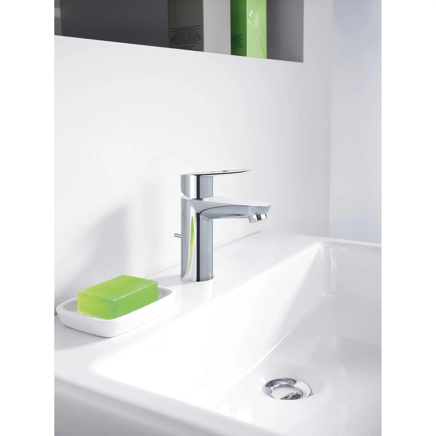 GROHE 23084000 Bauloop Single Hole Single-Handle S-Size Bathroom Faucet 1.5 GPM - Chrome
