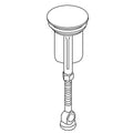 KOHLER Stopper Assembly With Adjustable Stem - Black Iron, K-78172-KB